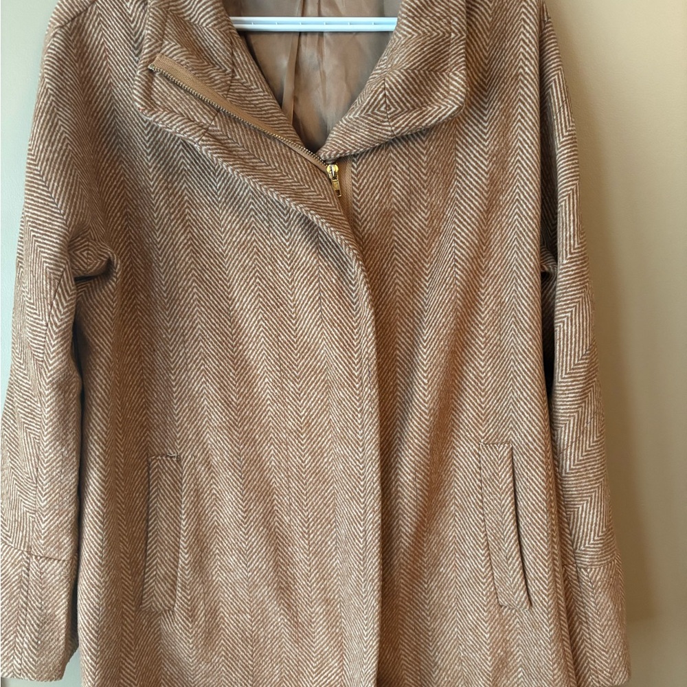 Promesa Tan Trench Coat Relaxed Fit